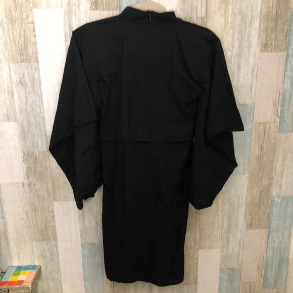 COMME CA ISM Whimsigoth Floral Embroidered Structural Dress - Picture 10 of 10